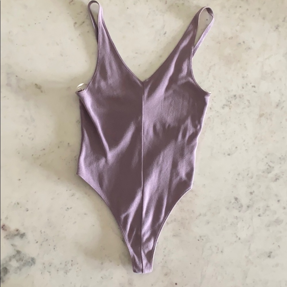 Lavender rubbed Bodysuit